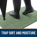 OLANLY Dog Door Mat for Muddy Paws 40x24, Absorbs Moisture and Dirt, Absorbent - Image 2