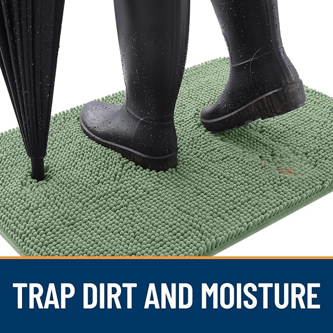 OLANLY Dog Door Mat for Muddy Paws 59x24, Absorbs Moisture and Dirt, Absorbent - Image 2