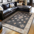 ILANGO Washable Area Rugs 5x7 for Living Room Vintage Area Rugs Non Slip Boho - Image 6