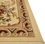 Rugs.com Chateau Collection Rug – 6 Ft Square Cream Medium Rug Perfect - Image 9