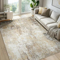Washable Area Rugs 6'x8' Non-Slip Modern Abstract Soft by RELEANY