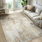 Washable Area Rugs 6'x8' Non-Slip Modern Abstract Soft by RELEANY