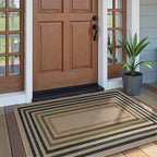 Lahome Modern Geometric Easy Jute Entryway Rug, 3x5 Washable Farmhouse Kitchen - Image 3
