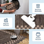 GarveeHome Area Rug 6x9 Large Living Room Modern Border Throw Rug - Image 6