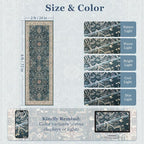 Farmhouse Entryway Rugs 2x6, Low Pile Kitchen Runners Washable Non Slip - Image 2