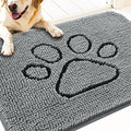 OLANLY Dog Door Mat for Muddy Paws 30x20, Paw Print Design, Absorbs Moisture by OLANLY