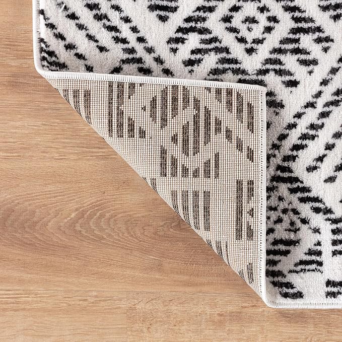 Rugshop Boho Cream Tribal Area Rug 4x6 Modern Indoor Carpet - Image 5