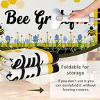 Bee Grateful Rug for Living Room 3x5, Low Pile Non-Slip Backing, Machine - Image 6
