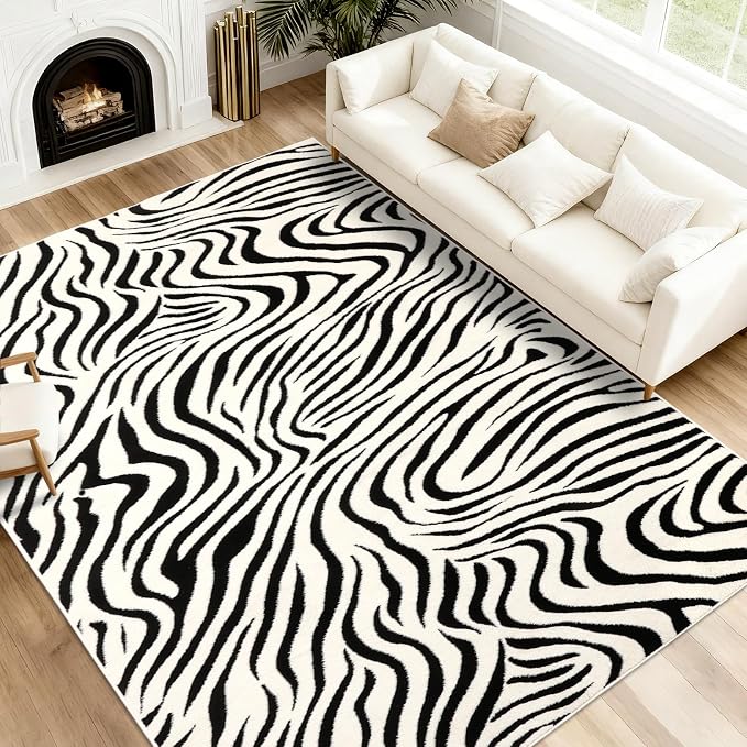 YIHOUSE 8×10 Ft Area Rugs for Living Room: Modern Washable Rug by YIHOUSE