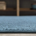 JONATHAN Y Haze Solid Low-Pile Turquoise Runner Rug 2x12, Minimalist, - Image 9