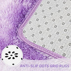 duduta Purple Plush Area Rugs for Bedroom 5x8 ft, Fluffy Carpet for Living Room - Image 6