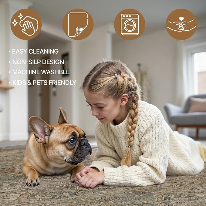Bavni Kitchen Rug 2x6 Runner Rugs - Image 5