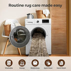 WITSHOCK 6x9 Area Rugs for Living Room: Machine Washable Non Slip Modern - Image 8
