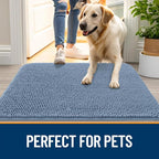 OLANLY Dog Door Mat for Muddy Paws 70x35, Absorbs Moisture and Dirt, Absorbent - Image 6