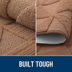 OLANLY Door Mats Indoor, Dirt Resist, Entrance Washable Mat, Low-Profile Inside - Image 2