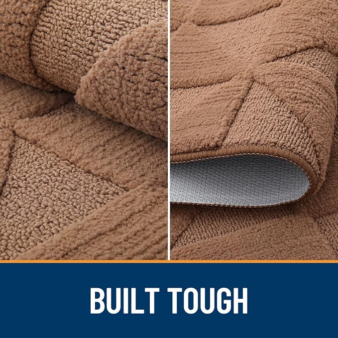 OLANLY Door Mats Indoor, Dirt Resist, Entrance Washable Mat, Low-Profile Inside - Image 2