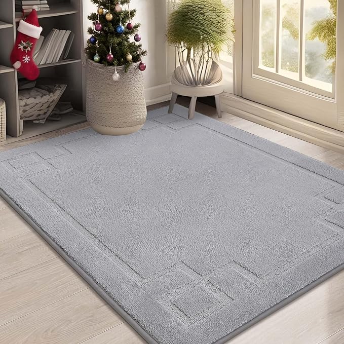 BEQHAUSE Door Mat 32" x 48", Non-Slip Door Mats Indoor Entryway Rugs Washable by BEQHAUSE