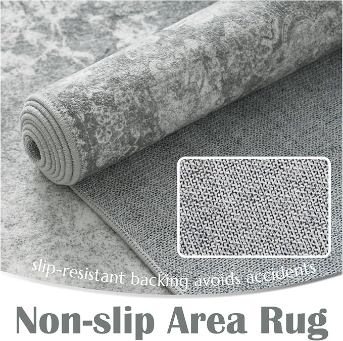 jinchan Washable Area Rug 8x10 for Living Room - Image 8
