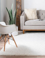 Unique Loom Solid Shag Collection Area Rug - Image 3