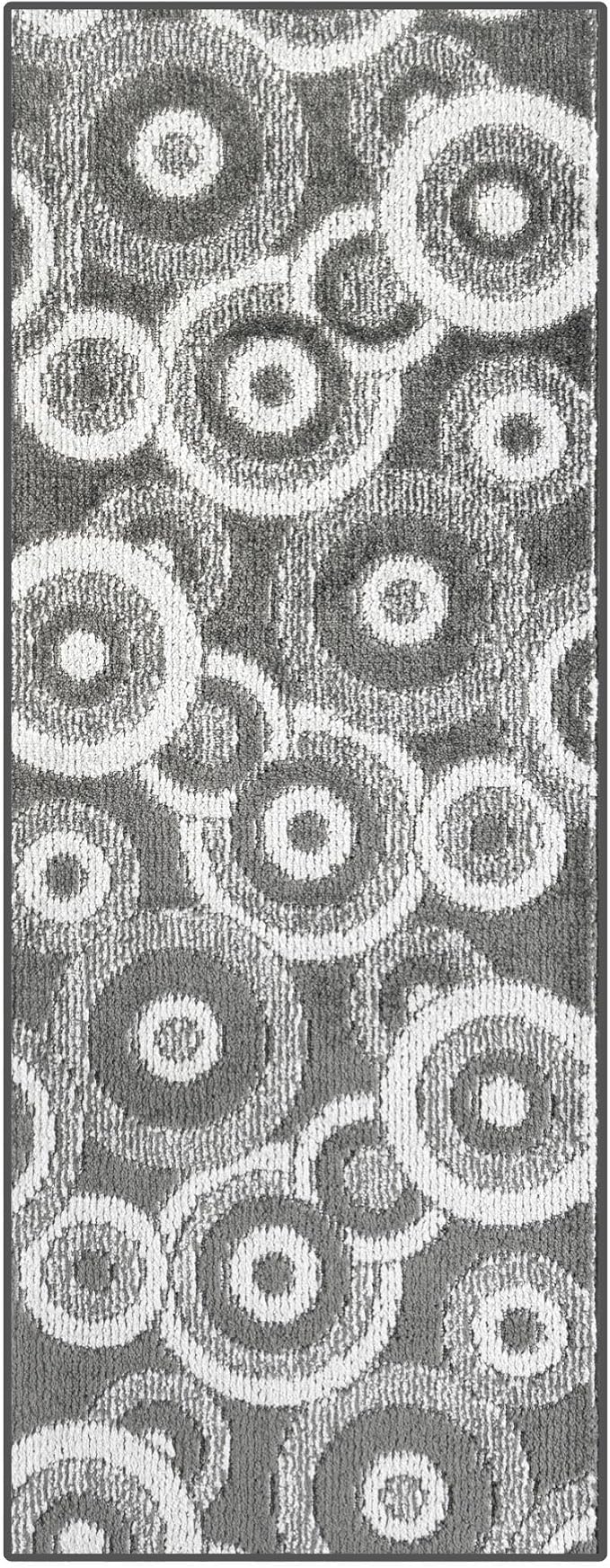 25 ft Extra Long Grey Hallway Runner Rug | Non-Slip & Machine Washable | Custom by RemnazHomeDecor