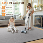 Shilucheng Wool Rug 8x10 Non-Slip, Blend 80% Wool and 20% Cotton Rugs - Image 7