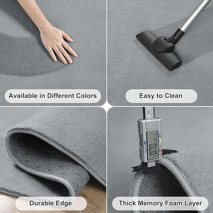 Amearea Modern Soft Hallway Runner Rug, 2x10 Feet Washable Long Runner Rugs - Image 5