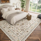 Washable 8x10 Area Rugs for Living Room, Boho Non-Slip Vintage Distress Large - Image 2