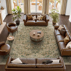 Large Area Rugs 10x12, Living Room Bedroom Carpet Extra Large Size Washable Non by Jainmy