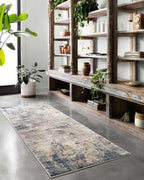 Loloi Teagan Collection TEA-06 Sand/Mist 2'-8" x 10'-6" Runner Rug, Soft - Image 5