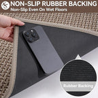 Door Mat 17x30, Door Mat Indoor Entrance Dirt Resistant and Absorbent, Non-Slip - Image 6