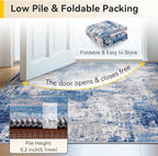 Washable Area Rugs 6'x8' Non-Slip Modern Abstract Soft - Image 6