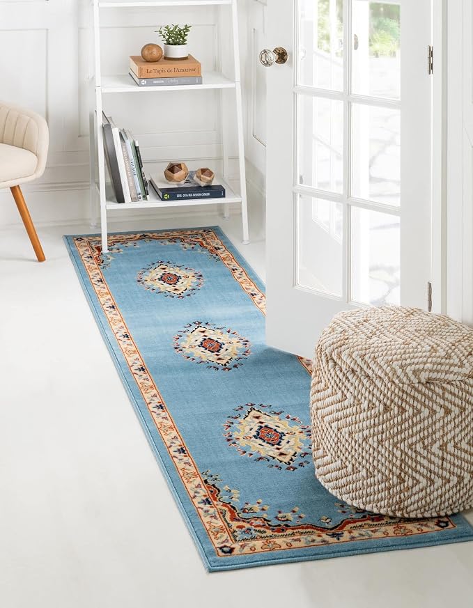 Unique Loom Reza Collection Traditional Persian Style Area Rug, Runner 3' 0" x by UniqueLoom