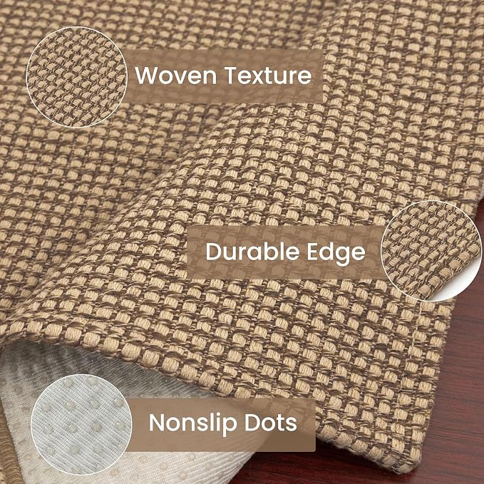 IOHOUZE Washable Runner Rug 2x12 Non Slip Rubber Backed Extra Long Hallway - Image 6