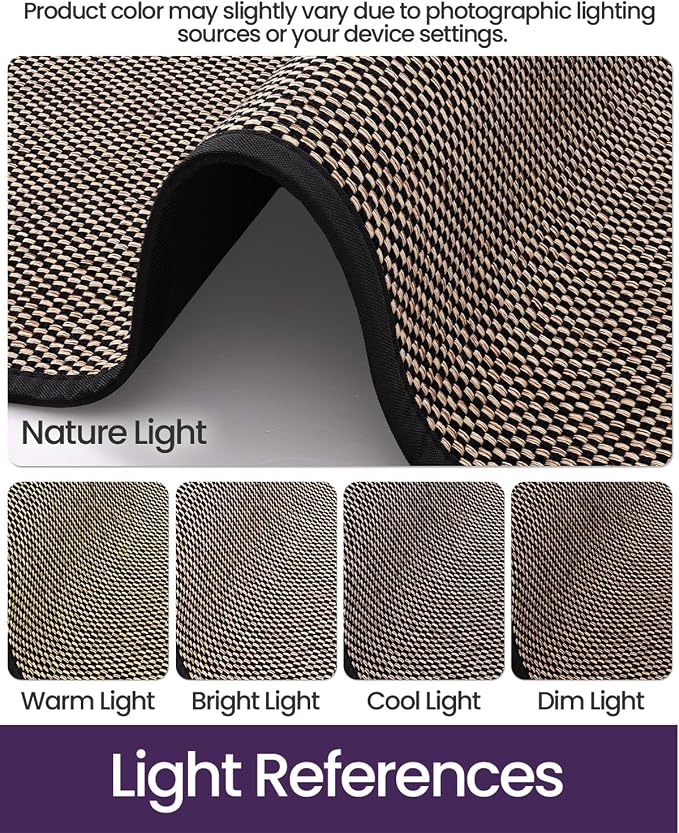 DEXI Ultra Thin Entryway Door Mat 24x36, Non Slip Rubber Backing Inside Entry - Image 3