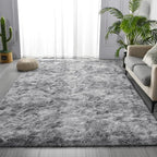 Large Shag Area Rugs 8 x 10, Tie-Dyed Plush Fuzzy Rugs - Image 3