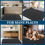 OLANLY Dog Door Mat for Muddy Paws 70x46, Absorbs Moisture and Dirt, Absorbent - Image 8