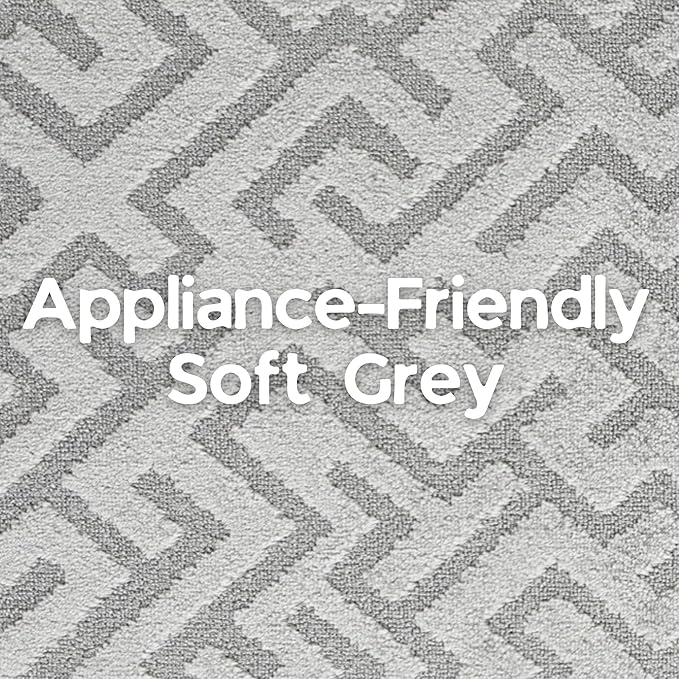 18ft Custom Runner Rug 27'' Wide | Pet Safe Grey Deco | Anti Slip Rubber Backed - Image 8