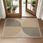Lahome Rainbow Easy Jute Rug, 2x3 Entryway Rug Indoor Outdoor Front Door Mat by Lahome