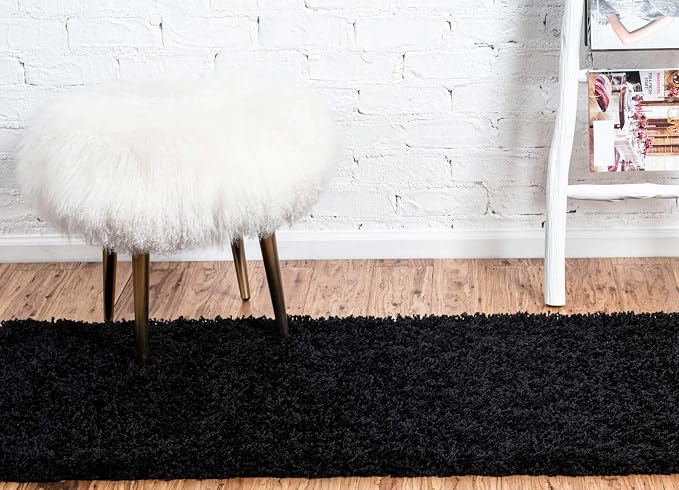 Unique Loom Solid Shag Collection Area Rug - Image 5