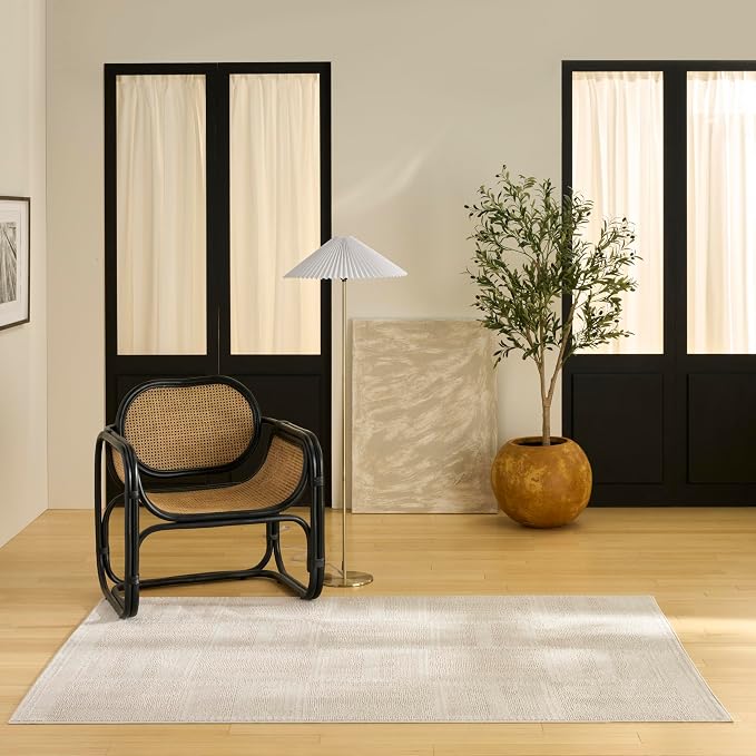 Nourison Home Nordic Taupe 5' x 7' Area Rug - Image 6