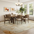 Joydeco 8x10 Area Rugs for Living Room, Washable Modern Abstract Non Slip Soft - Image 7