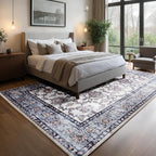 Area Rug 5x7, Washable Faux Wool Throw Rugs - Image 6