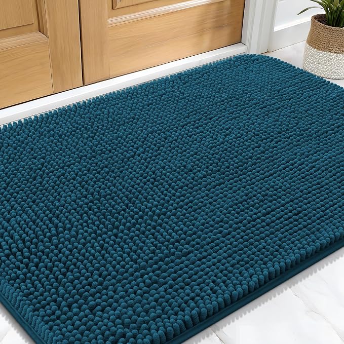 OLANLY Dog Door Mat for Muddy Paws 34x21, Absorbs Moisture and Dirt, Absorbent by OLANLY