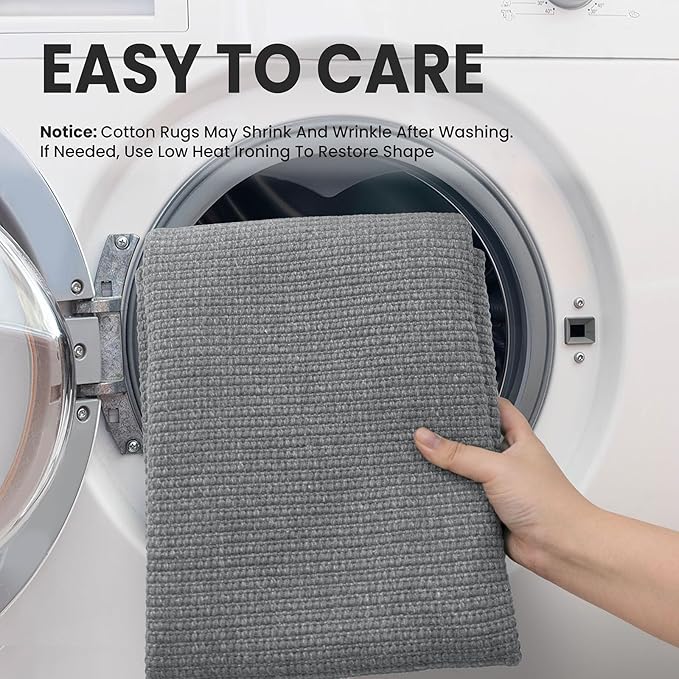 EARTHALL Washable Runner Rug 2x8 Ft Non Slip Runners - Image 3