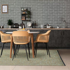 LUXE WEAVERS Modern Farmhouse Green 9x12 Washable Area Rug, Anti-Slip Diamond - Image 6