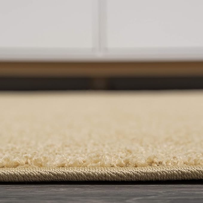 JONATHAN Y Haze Solid Low-Pile Mustard Runner Rug 2x16, Minimalist, - Image 9