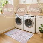 Fame Living Washable Area Rug. Modern Farmhouse. Vintage. Turkish. Bohemian. - Image 6