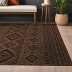 Beverly Rug Waikiki Boho Indoor Outdoor Rug 6x9, Washable Outside Carpet - Image 6