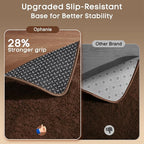 Ophanie 8x10 Brown Area Rugs for Living Room, Large Shag Bedroom Carpet - Image 4