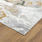 LUXE WEAVERS Marble Swirl Abstract Area Rug - Image 6